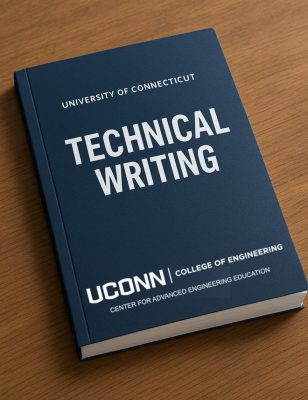 uconn engineering technical writing blue book cover